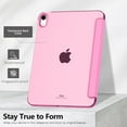 thumbnail image 6 of xfor iPad (A16) 11th Generation Case 11 Inch 2025, iPad 10th Generation Case 10.9 Inch 2022, Slim Stand Hard PC Translucent Back Shell Smart Cover, Support Touch ID, Auto Wake/Sleep, Peony, 6 of 16