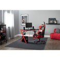 thumbnail image 2 of Offex Bureau d'Ordinateur Gamer Contemporain en Acier 52 Pouces Rouge/noir, 2 of 14