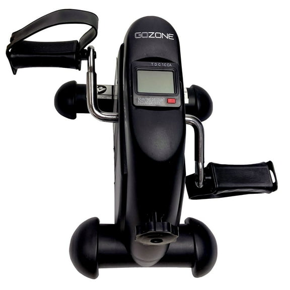 GoZone Mini vélo à pédales portable pour sous le bureau, Black Combo