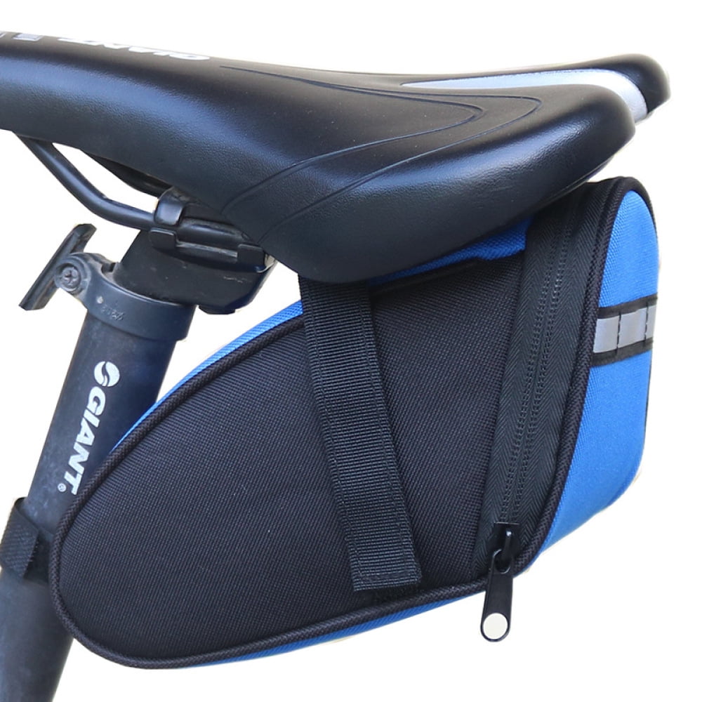 VAUDE Cyclist Saddle Bag For Commuting - 2 Compartment Seat Post Bag With Rain Cover