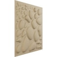 thumbnail image 2 of Ekena Millwork 19 5/8"W x 19 5/8"H Shale EnduraWall Decorative 3D Wall Panel, UltraCover Satin Smokey Beige (Covers 2.67 Sq. Ft.), 2 of 6