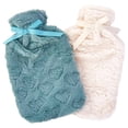 thumbnail image 1 of K Collection Heart 2L Hot Water Bottle And Cover (Pack of 2), 1 of 4