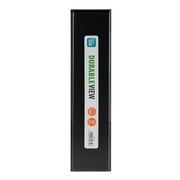 Pen+Gear 3-Ring Durable View Binder, 2 D-Rings, Black,1 Count