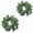 D, variant on 2 Pack Artificial Eucalyptus Candle Ring Wreaths, Green Fake Eucalyptus Leaves Mini Candle Holder Rings for Table Home Decor