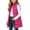 Hot Pink, variant on Mifsaly Girls Long Puffer Vests Kids Tween Zip Up Stand Collar Quilted Vest Fall Winter Casual Going Out Play Back to School Padded Coat with Pocekts