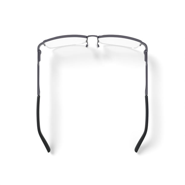 Fatheadz Men's Rectangular Eyeglasses, FH-00187 Flight XL