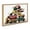 Natural, variant on Kate and Laurel Sylvie Vintage Stacked Matchbox Work Vehicles Pile Framed Canvas Wall Art by Saint and Sailor Studios, 18x24 Gray, Modern Colorful Car Toys Art for Wall