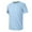 Light Blue, variant on Quinlirra Mens T-shirts Lightweight Men's Summer Solid Color Casual Loose Short Sleeved Round Neck T-shirt