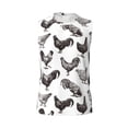 thumbnail image 6 of Lsque Funny Chicken Print Men's Cotton Blend Sleeveless Muscle Shirts (S-3XL)- Moisture Wicking, Odor Protection, UPF 30+,3X-Large, 6 of 8