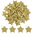 thumbnail image 7 of HAMPPLIES Christmas Tree Decoration Ornament 30Pcs Golden Glitter Star Pendants for Indoor Use, 7 of 7
