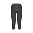 thumbnail image 5 of NinXxx Women's Solid Flare Cropped Pants Relaxed Summer Holiday Grey L, 5 of 8