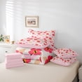 thumbnail image 6 of Homewish Cartoon Flowers 7-Piece Twin Bedding Sets For Teens Female Girls,Spring Garden Bedding Comforter Set,Chic Floral Blossoms Breathable Sheet Sets,Lightweight Room Decor,Reversible, 6 of 8