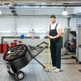 thumbnail image 4 of Costway 3-in-1 Convertible Hand Truck with 4 Rubber Wheels 1000 lbs Max Load Capacity, 4 of 10
