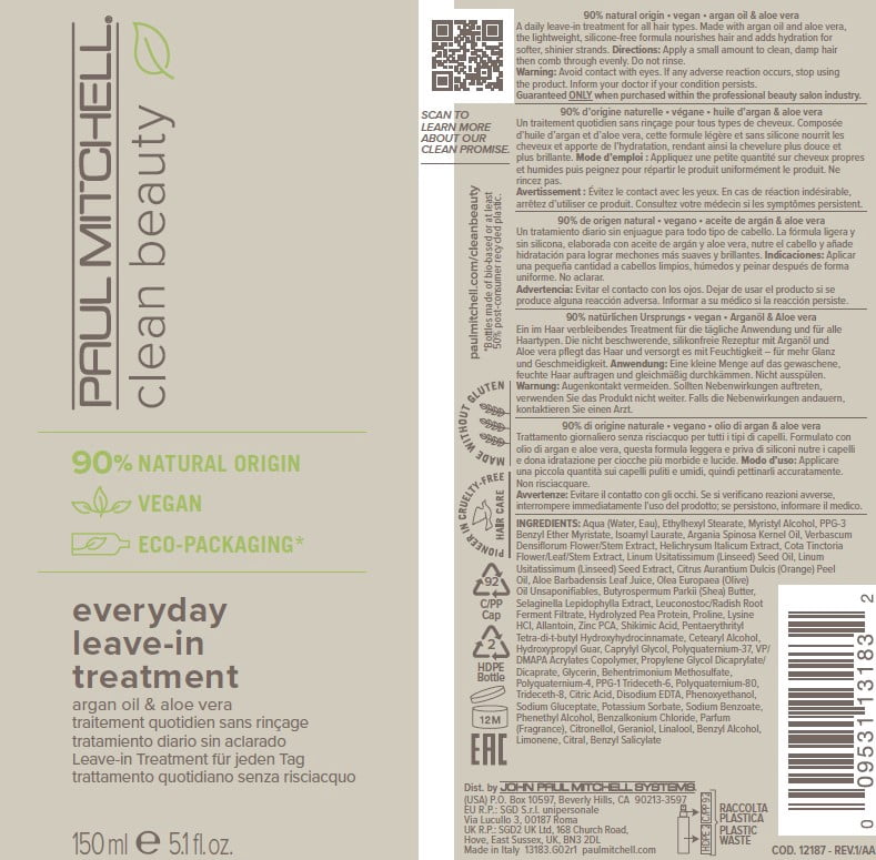 Paul Mitchell Clean Beauty Everyday Leave-In Treatment, 5.1 oz.