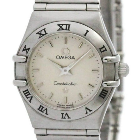 Pre-Owned OMEGA Constellation Steel Quartz Ladies Watch 1562.30 Polished (Good)