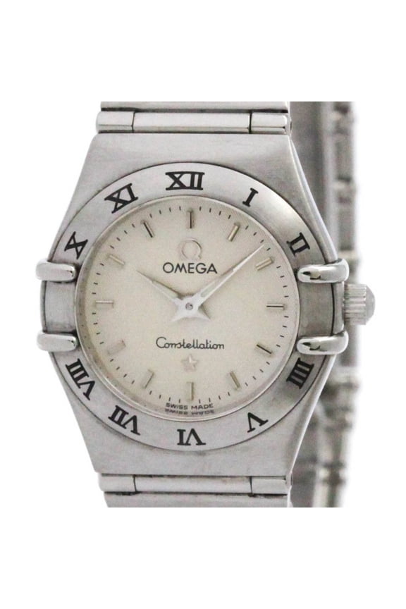 Pre-Owned OMEGA Constellation Steel Quartz Ladies Watch 1562.30 Polished (Good)