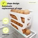 thumbnail image 4 of Caja para guardar huevos con ruedas, para refrigerador, con puerta lateral, automática, de cuatro capas, para encimera de cocina, 4 of 5