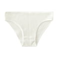 thumbnail image 6 of Xijirk Panties for Women,Fashion Low Waist Underwear Striped Briefs Comfortable Panties Soft Fabric for Daily Casual Wear,Womens Underwear,White,S, 6 of 6