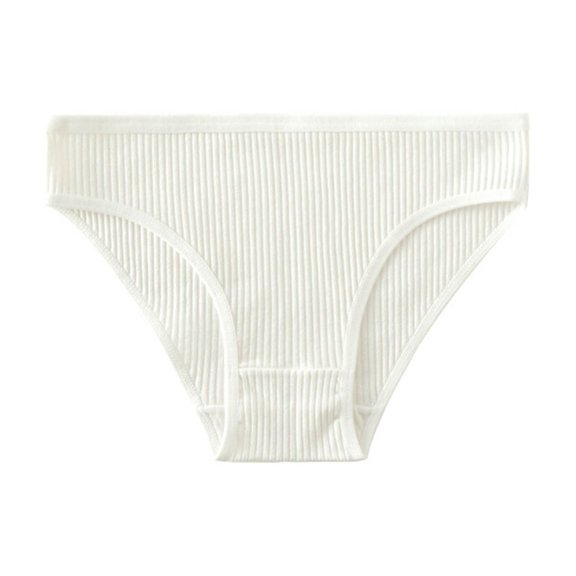Womens Briefs Underwear Low Rise White Briefs Soft Womens Underwear Women Panties Size XS