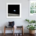 thumbnail image 3 of Art.com Earthrise Over Moon, Apollo 8 Photographic Print, White Frame Wall Art, 38" x 38", 3 of 5