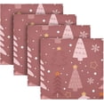 thumbnail image 5 of GZHJMY Christmas Tree Cloth Napkins 4 Pack - 20x20In Soft Washable Dinner Napkin Home Decor Napkin for Dinners Weddings Cocktail Kitchen Decorative Washcloths, 5 of 7