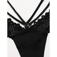 thumbnail image 4 of Tanga sexy con costuras de encaje, cintura baja, sin costuras, de secado rápido, lencería y ropa interior femenina., 4 of 4