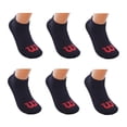 thumbnail image 2 of Tin Wilson para Hombre, Negro con Rojo 6 Pares Unitalla de 25 a 28 cm, 2 of 4