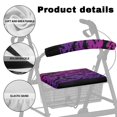 thumbnail image 5 of HELLHERO Bats Rollator Walker Seat and Backrest Rollbar Covers Set Seat Back Cover for Seniors Adult Removable and Washable Gift Option for Unisex, 5 of 7