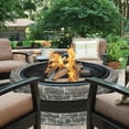 thumbnail image 4 of Sun Joe 35" x 35" Cast Stone Fire Pit with Dome Screen and Poker Durable, 4 of 9