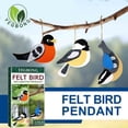 thumbnail image 1 of DPTALR Tit Sewing Pattern Backyard Bird Decoration Garden Branch Pendant Cloth Color Bird Home Balcony Window Decoration, 1 of 9