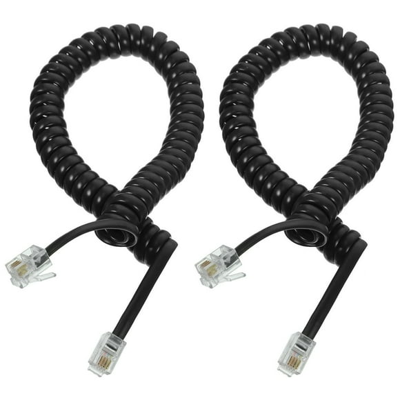 LNGOOR 2 Pcs Cordons Téléphoniques Cordons de Téléphone Cordons Cordons Enroulés pour Téléphone