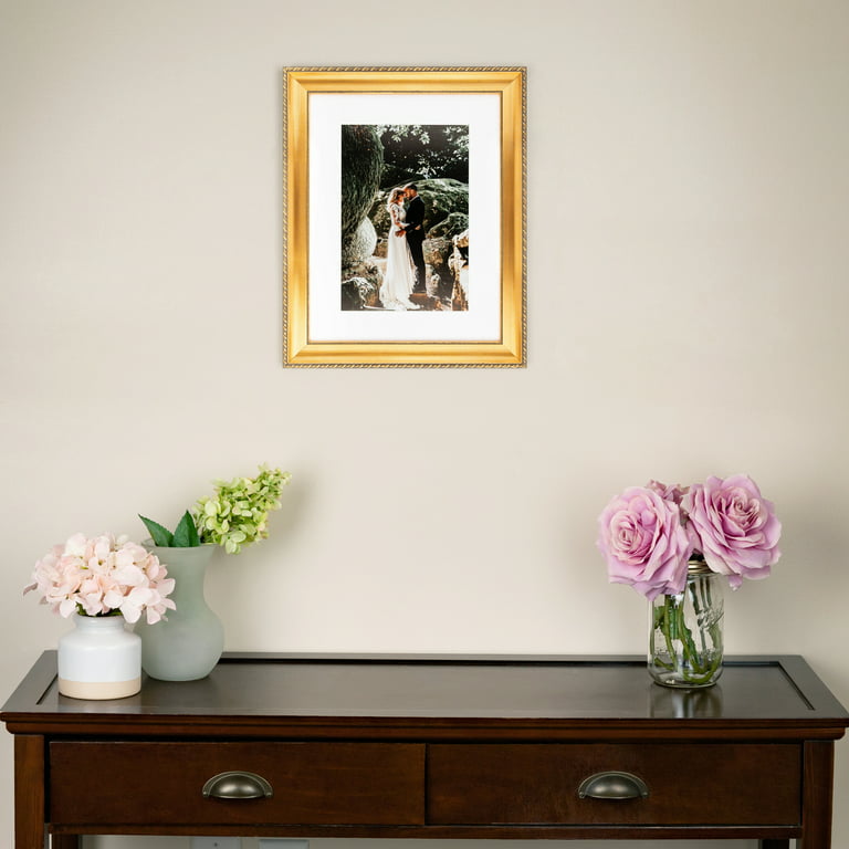 ArtToFrames 16x24 Inch Picture Frame, This 1 Inch Custom Wood Poster Frame  is Available in Multiple Colors, Great for Your Art or Photos - Comes with  060 Plexi Glass and Corrugated Backing (A9MA)