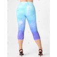 thumbnail image 3 of Leggings Talla Extra Estampado Galaxia Rosegal Leggings de talla grande, 3 of 5