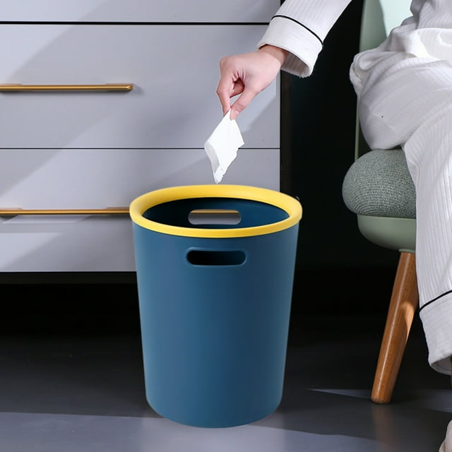 Trash Can Pressure Household Kitchen Large Plastic Basket Bedroom Bathroom Classification Small Trash Bucket