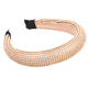 thumbnail image 1 of Diadema con diamantes de imitación para mujer, diadema ancha acolchada de terciopelo con cuentas de cristal, tocado de boda llamativo, diademas de moda para mujer, 1 of 5