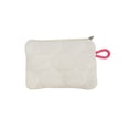 thumbnail image 3 of Wool Knit Striped Cosmetic Bag | Color-Block Pattern Pencil Case | Zippered Coin Purse & Makeup Pouch | Portable 16x11x3cm Polyester Organizer, 3 of 7