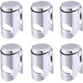 thumbnail image 1 of Stainless Steel Champagne Bottle Stopper, Sealer, Cork, Saver (Pack of 6), 1 of 3