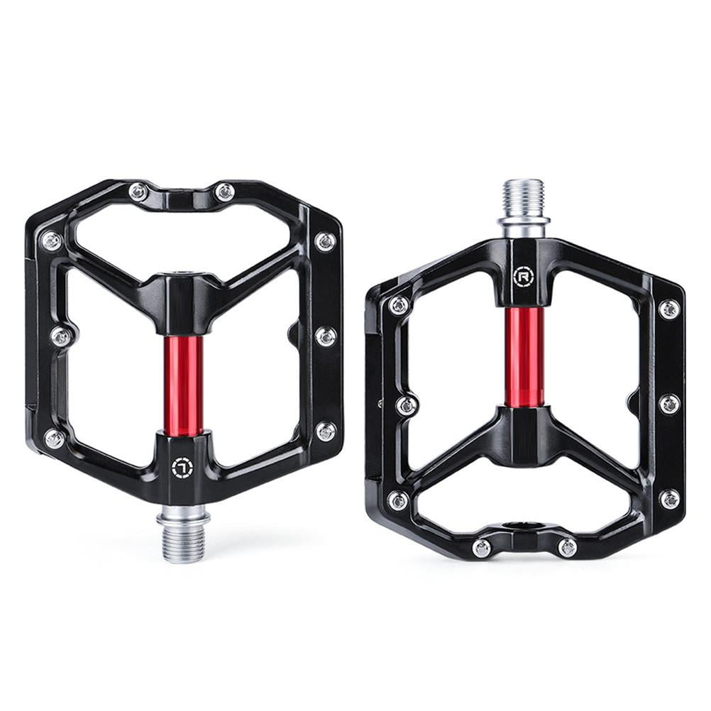 ADVEN 1 Pair Road/MTB Bike Pedals Aluminum Alloy Bicycle Pedals Mountain Bike Pedals