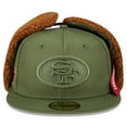 thumbnail image 2 of Men's New Era x Alpha Industries  Olive San Francisco 49ers Dog Ears 59FIFTY Fitted Hat, 2 of 5