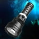 thumbnail image 4 of Linterna de buceo LED XHP70 superbrillante, linterna subacuática, linterna de buceo económica, IPX8, luz de buceo impermeable, 1000LM Hugtrwg Para estrenar, 4 of 9