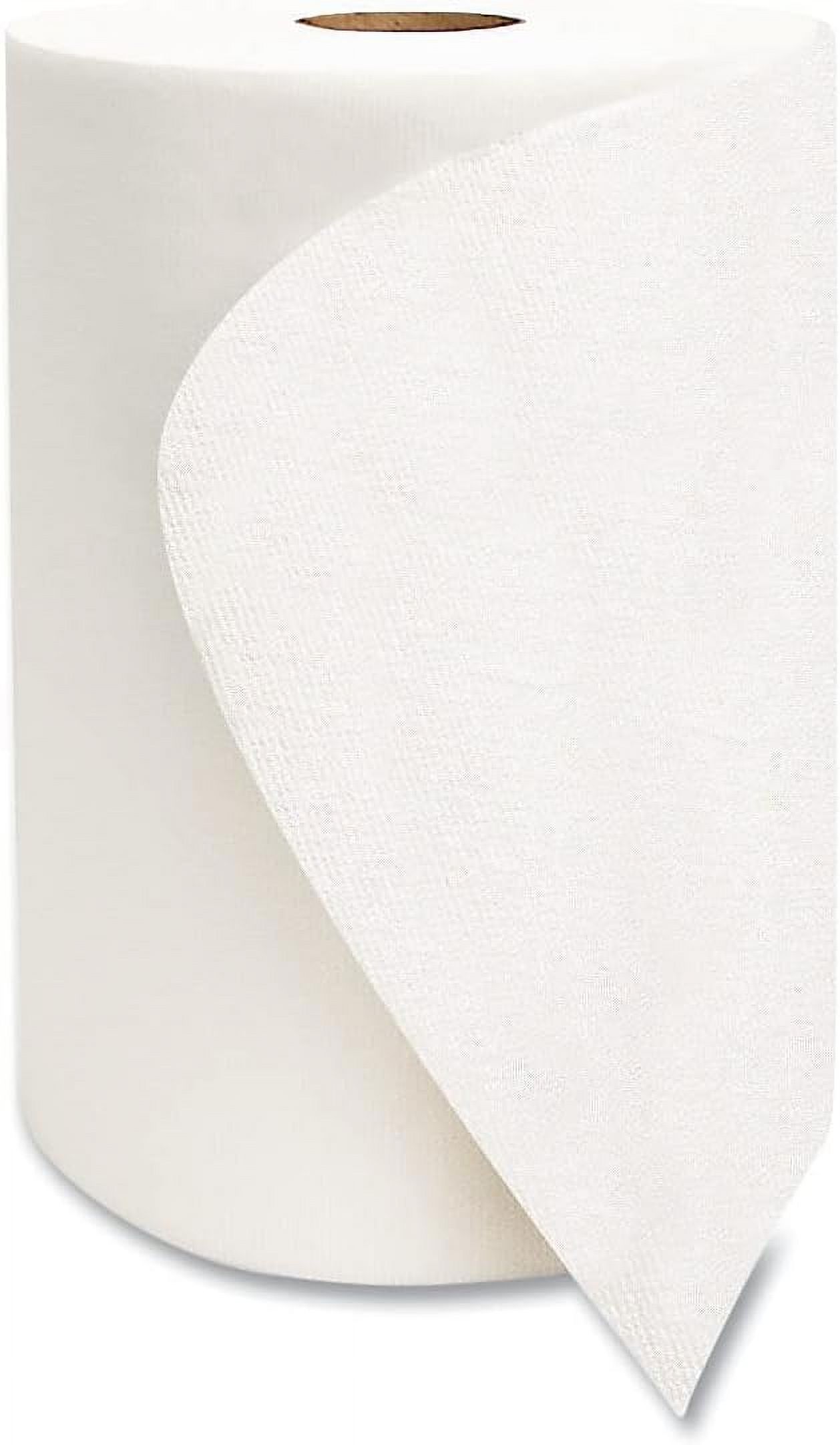 Morcon Paper M610 Hardwound Roll Towels, 1-Ply, 10-Inch x 500 ft, White, 6 Rolls/Carton