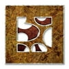 All My Walls ABS00364 Abstract Window II Contemporary Metal Wall Decor - Artwork - Modern Painting modern home decor metal wall sculpture