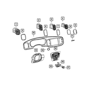 ford f-250 instrument cluster bezel