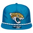 thumbnail image 2 of Men's New Era Teal Jacksonville Jaguars  Rope Golfer Snapback Hat, 2 of 6