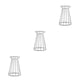 thumbnail image 3 of Advancent Estante geométrico para plantas de aire, soporte para sala de estar, centro de rústico, soporte de exhibición para vacaciones, Blanco 3Conjunto, 3 of 6