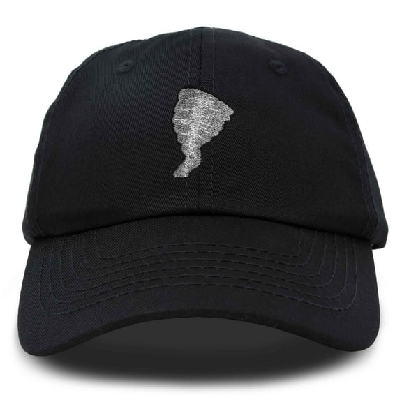 DALIX Unstoppable Like A Tornado Hat Womens Embroidered Baseball Cap in Black