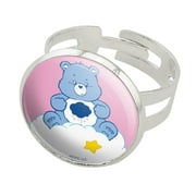 Care Bears Grumpy Bear Silver Plated Adjustable Novelty Ring