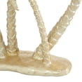 thumbnail image 6 of 15" x 16" Gold Polyresin Palm Tree Sculpture, by DecMode, 6 of 10