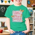 thumbnail image 2 of Arlun Kids Girls First Day of School T-Shirt Little Miss 3rd Grade Back to School Short Sleeve Graphic Tee Casual Crew Neck Cute Cartoon Print Casual Tops Classroom Wear 110, 2 of 8