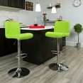 thumbnail image 2 of Flash Furniture Contemporary Vinyl Adjustable Height Barstool with Chrome Base, Multiple Colors, 2 of 6